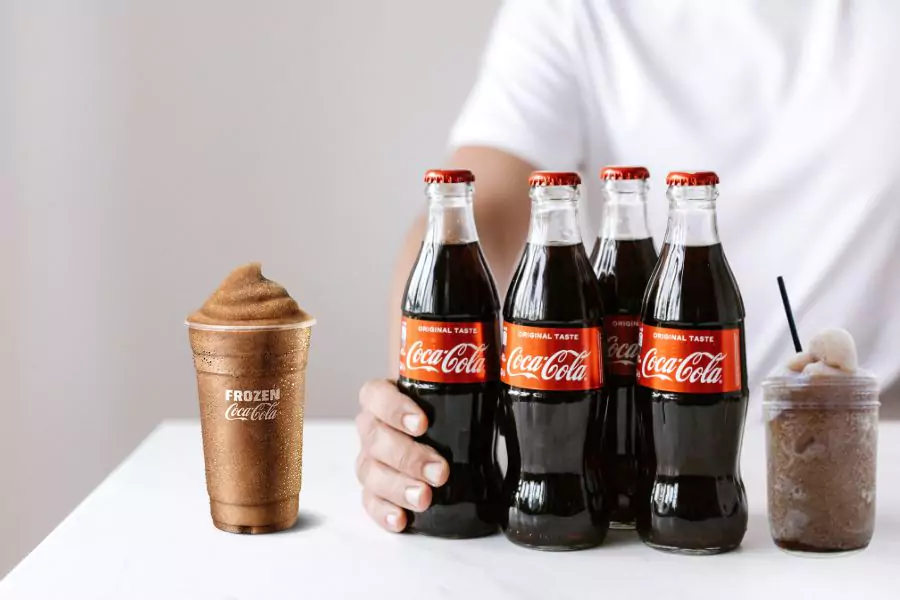 how to make a coke slushie without a blender