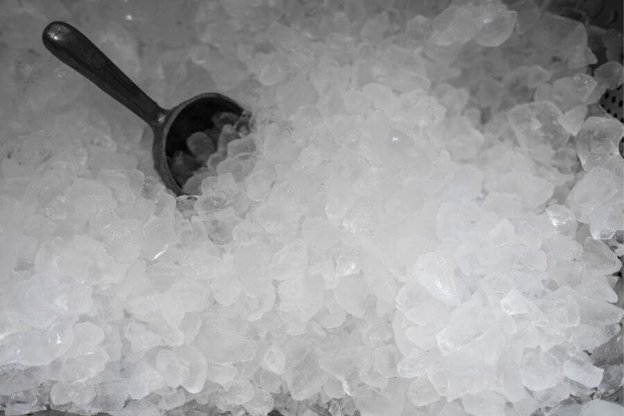 Why use crushed ice